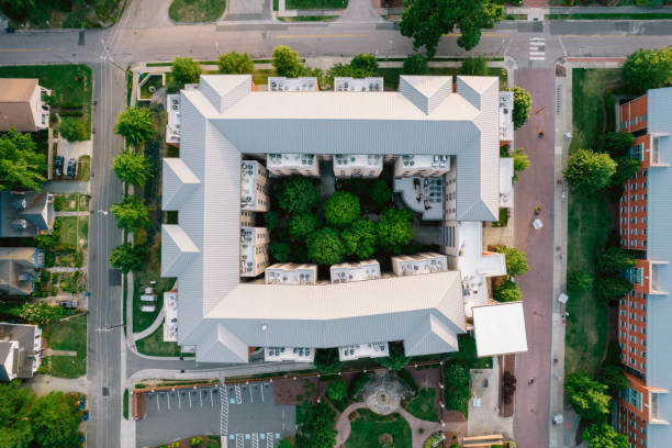 istock Aerial over North Carolina Central University in the Spring 1323420741