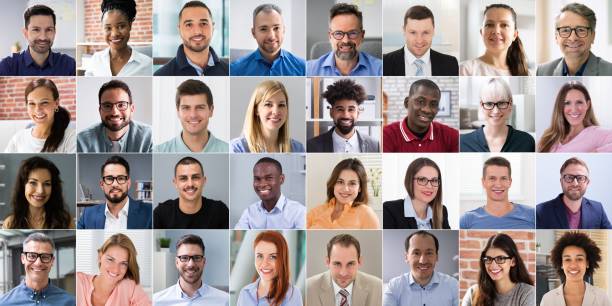 istock Multicultural Faces Photo Collage. Portrait 1323434086