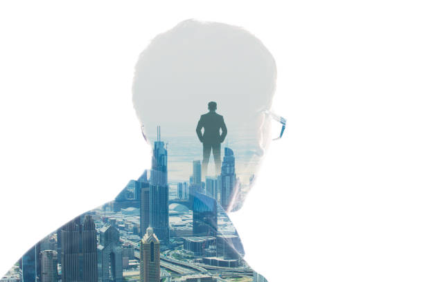 istock Double Exposure Of Person's Head And City 1323434126