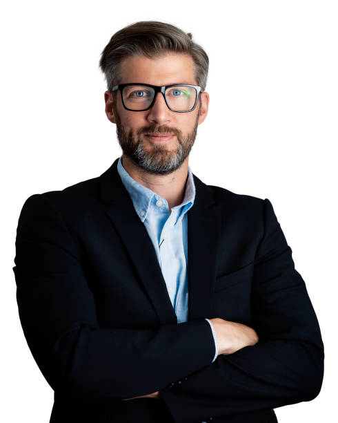 istock Handsome businessman studio portrait 1323438253