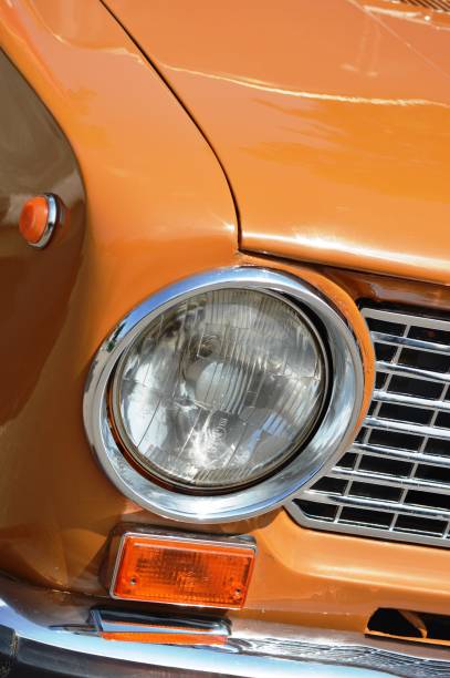 istock Headlight of cars 1323438827