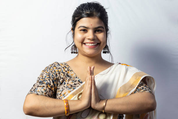 istock Beautiful Indian woman in saree 1323442468
