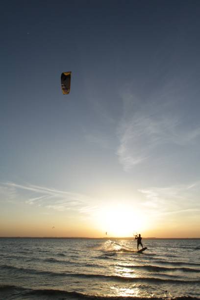 istock kite surfing in Qatar 1323443456