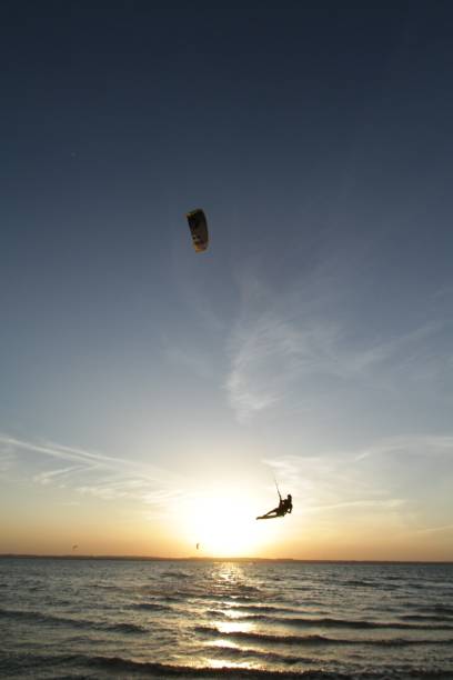 istock kite surfing in Qatar 1323443468