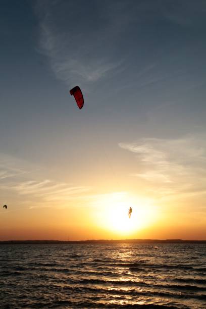 istock kite surfing in Qatar 1323443589