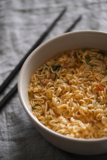 istock Asian noodle soup in a bowl 1323445013