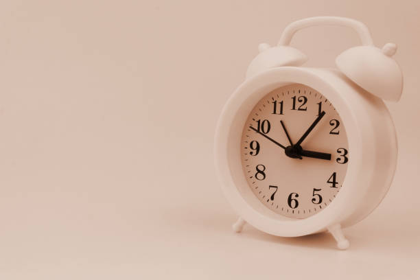istock Toned image of alarm clock with copy space 1323446957