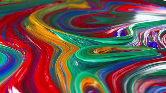 Very colorful paint or liquid mixing background