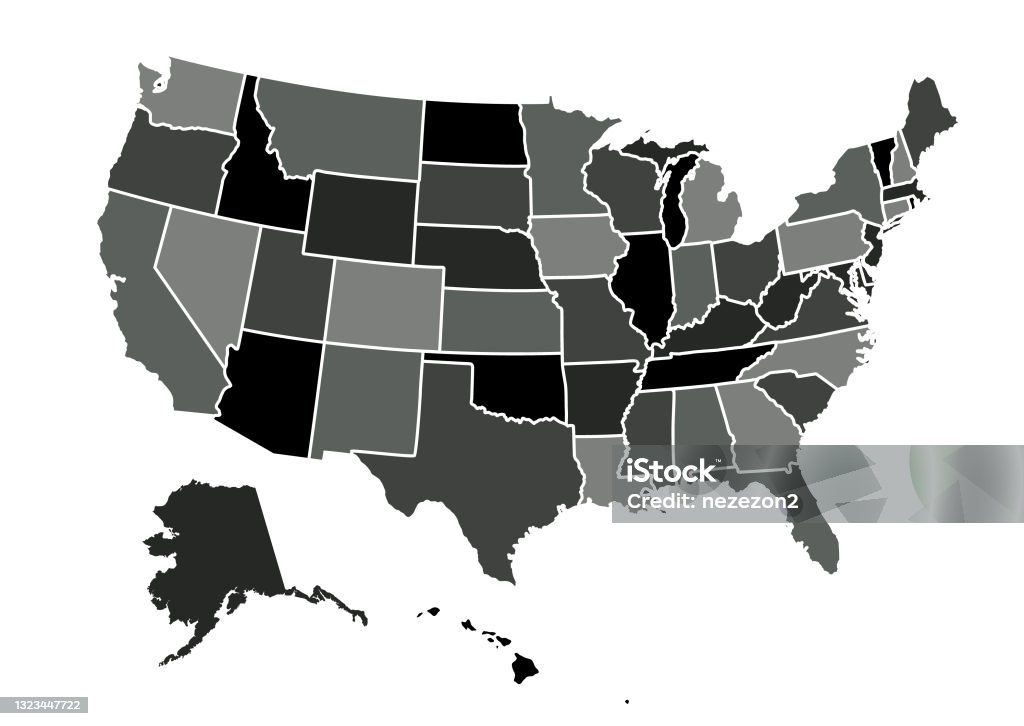 USA map vector illustration Map stock vector