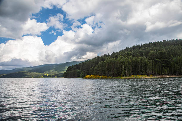 Peaceful lake in Calabria, Italy