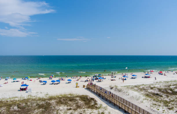 Orange Beach, Alabama Cotton Bayou public beach in Orange Beach, Alabama alabama stock pictures, royalty-free photos & images