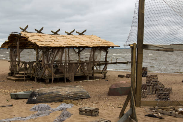 Fishing hut in the tropics