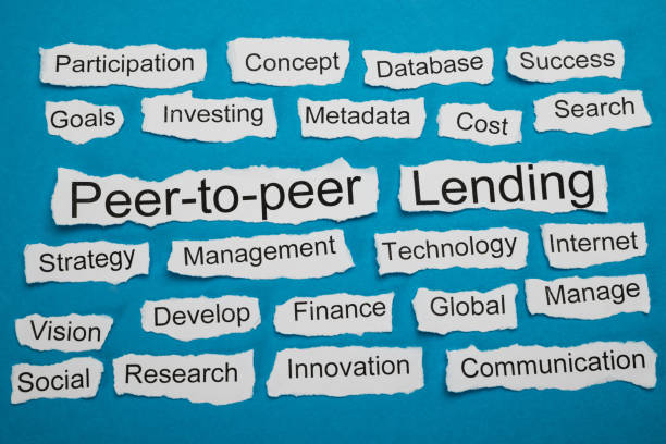istock Peer-to-peer And Lending Text On Piece Of Torn Paper 1323470088