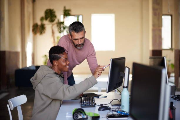 istock One-on-one business meeting in a start-up office. 1323473564