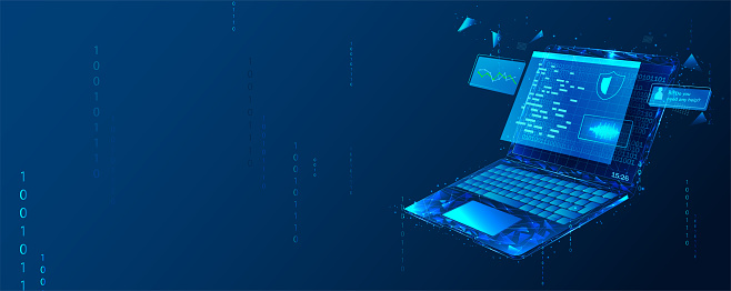 Software Web Development Programming Concept Abstract Programming ...