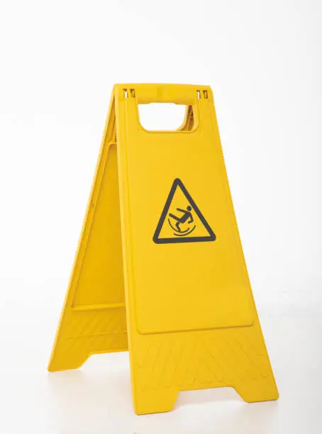 Wet floor sign for domestic pourposes