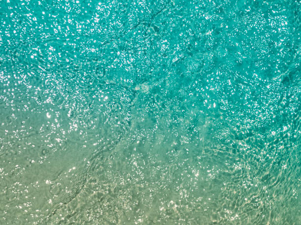 istock Top​ view​ of surface blue​ water.​ 1323479400