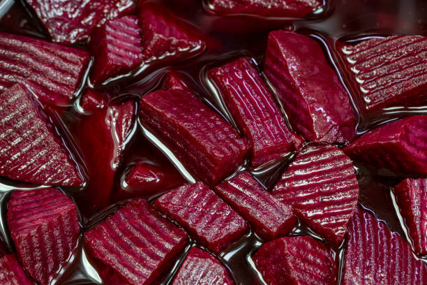 Beets pickled. close up. Pickled beets as background texture common beet photos stock pictures, royalty-free photos & images