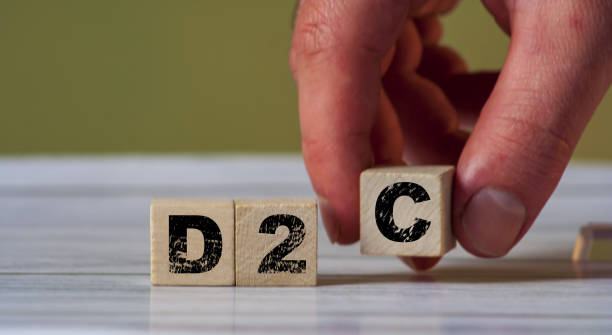 istock D2C acronym D2C word concept written on wooden blocks symbol 1323481396