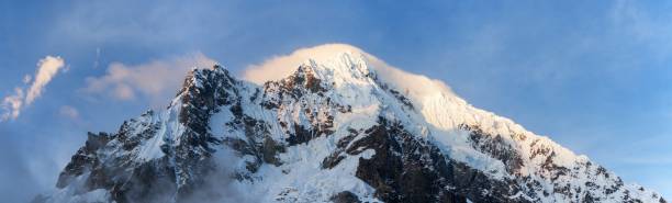 istock mount Salkantay or Salcantay Andes mountains 1323485443