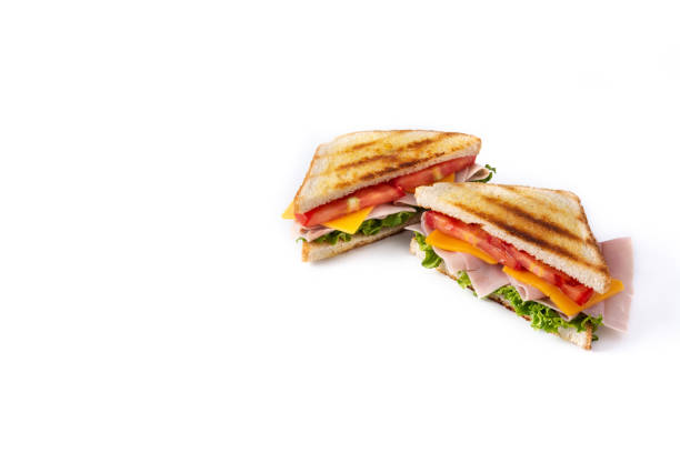 istock Sandwich with tomato,lettuce,ham and cheese 1323485463