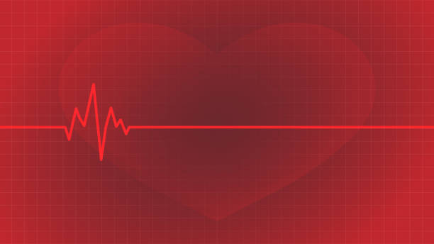 Heartbeat diagram, death, decease. Heartbeat diagram, death, decease stock vector illustration. taking pulse stock illustrations