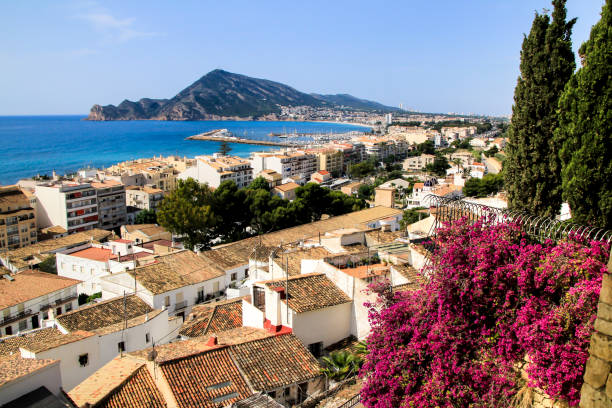 istock Panoramic view from the viewpoint in Altea village 1323498532