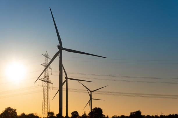 istock Wind turbines - clean power energy 1323501041