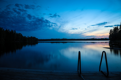 Finland lake nature beautiful sunset