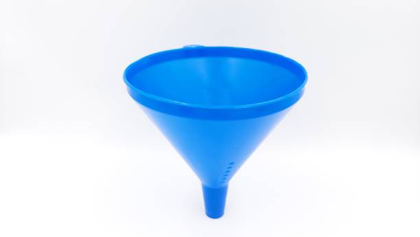 istock blue oil cone on isolated white 1323507418