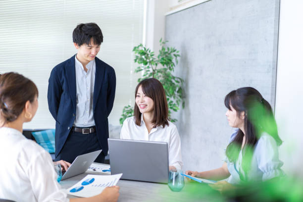 istock Business persons working in an office 1323510544