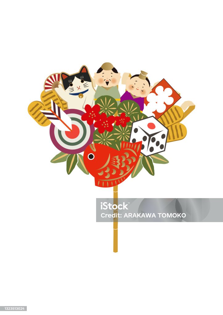 Kumade Meaning A Bamboo Rake Japanese Good Luck Charm Stock Illustration - Download Image Now - iStock Kumade Meaning A Bamboo Rake Japanese Good Luck Charm Stock Illustration - Download Image Now - iStock