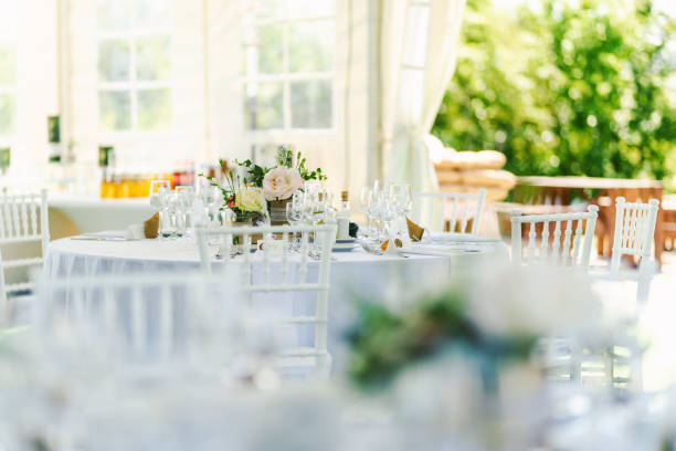 istock Fresh flowers wedding decoration. 1323517217
