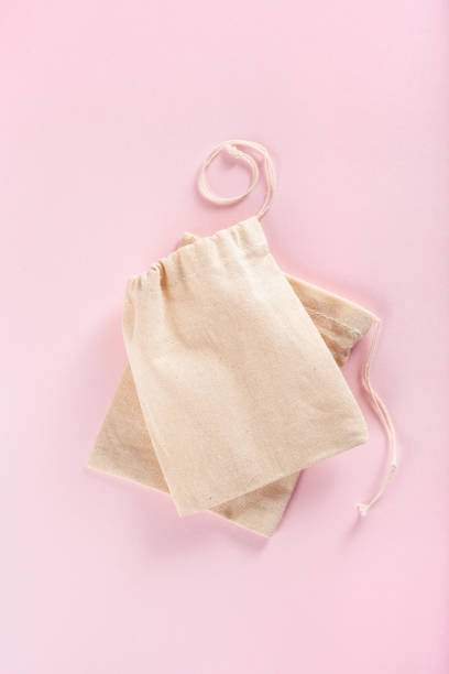 istock reusable cotton tea bag, eco zero waste concept 1323523015