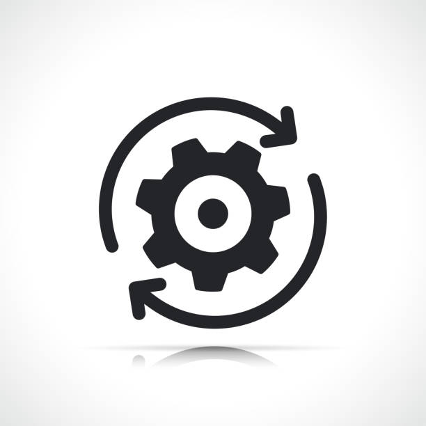 einfaches symbol zurücksetzen oder aktualisieren - softwareaktualisierung stock-grafiken, -clipart, -cartoons und -symbole