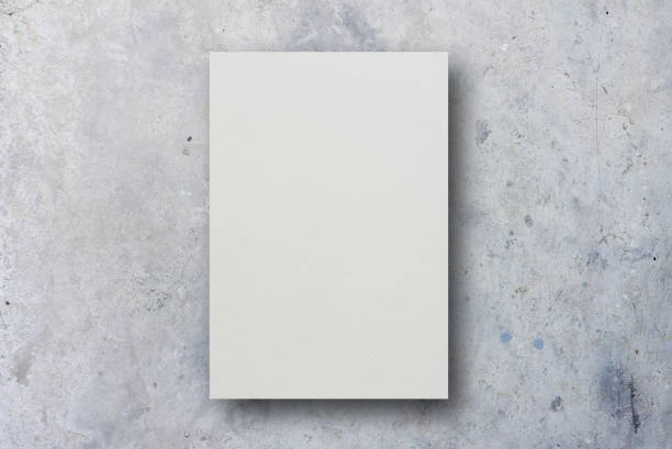istock mock up blank white poster frame on loft style grey cement  stucco background texture for design and decorate interior concept 1323526214