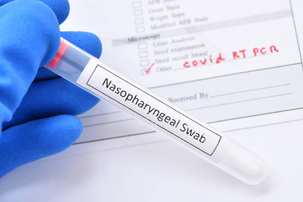istock Nasopharyngeal swab for COVID-19 test 1323526260