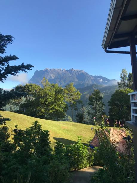 istock Morning view of Kinabalu Mountain 1323528660