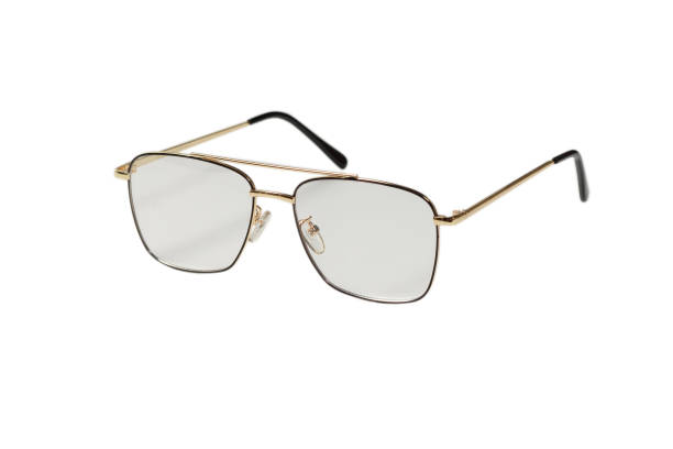 istock Transparent fashion glasses isolated. 1323531349