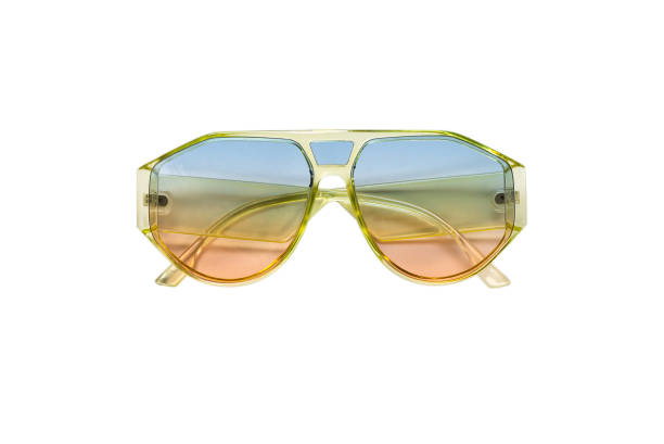 istock Man cosmic green eyeglasses isolated. 1323531354