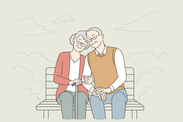 127 Romantic Couple Sitting Park Bench Together Cartoon Stock Photos,  Pictures & Royalty-Free Images - iStock