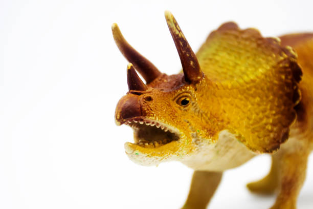 istock Isolated dinosaur toy on white background 1323534451