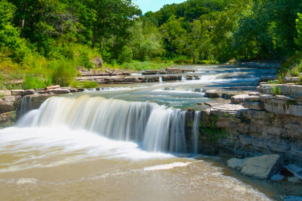 istock Waterfalls and Fall Colors-Catarack Falls-Indiana 1323536968