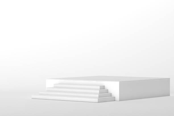 istock 3D Stairs, Ladder, Podium, Stand 1323538402