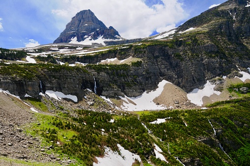 Glacier National Park, Montana and Going-to-the-Sun-Road