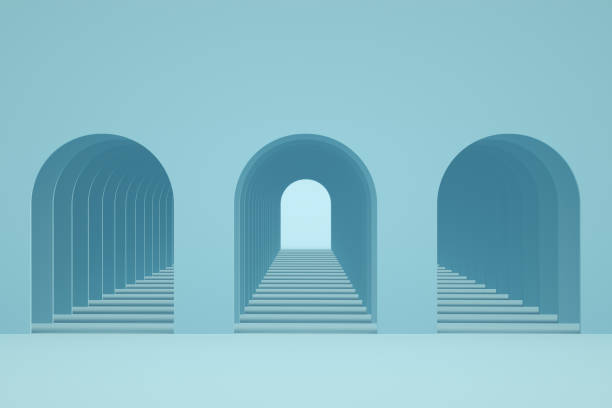 istock Abstract Tunnel Corridor Door 1323542047