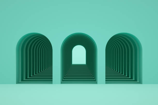 istock Abstract Tunnel Corridor Door 1323542106