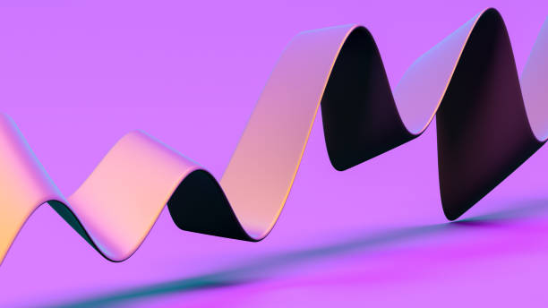 istock Iridescent Holographic Abstract Wave Background 1323547631