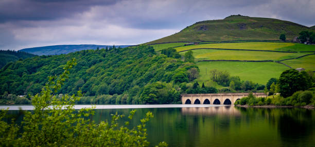 istock Ladybower reservoir in the Peak District 1323549122