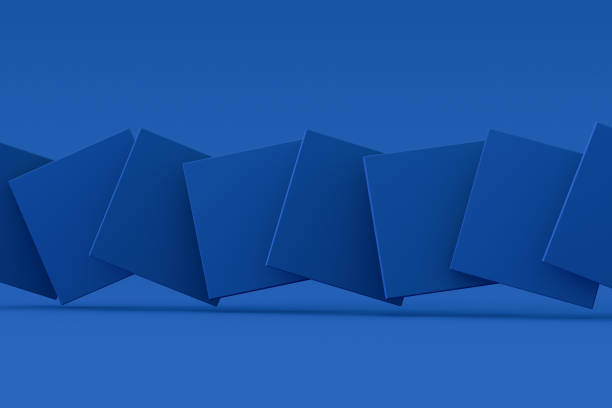 istock Abstract Minimal Background, Square Block Shapes 1323549945